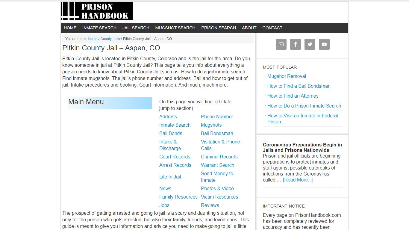 Pitkin County Jail – Aspen, CO